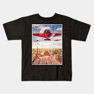 Aviation of the USSR, 1939, Poster, Vintage, Retro Kids T-Shirt